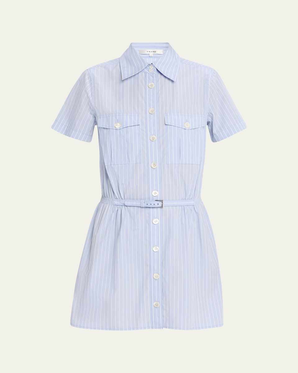 The Striped Safari Shirtdress